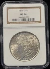 NGC MS64 1896 United States Morgan One Dollar Silver Coin S$1-035