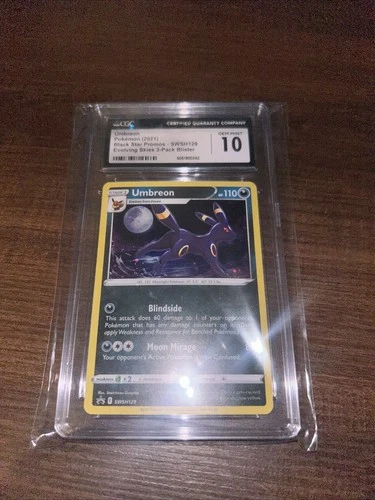 Pokémon Umbreon SWSH129 Black Star Promo CGC 10