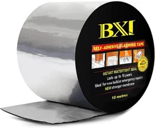 BXI Flashing Roll Tape Membrane, 6 inches X 6'' X 32', Silver 