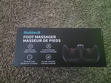 Nekteck Foot Massager with Heat & Foot Roller Shiatsu Calf Leg Massager SEALED