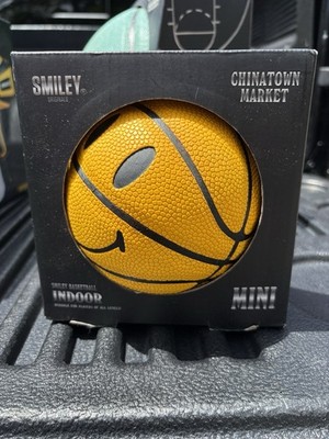 Smiley Originals x Chinatown Market Yellow Mini Smiley Basketball New In Box