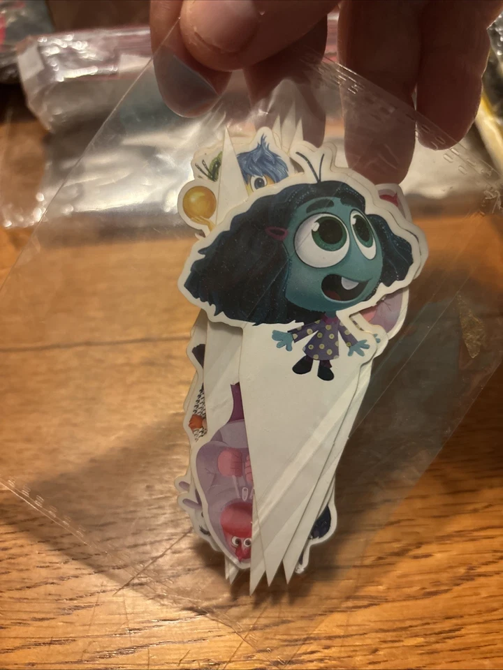 Inside Out 2 Decoraciones de Cumpleaños, Decoración Colgante, Juego de 3 Mesa, Cupcake Topper Foto 3 de 4