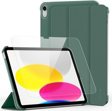Case for iPad A16 11th/10th Generation 11/10.9 inch with Screen Protector - Dark