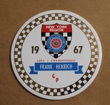 1967 Bridgehampton National Race Sport Car Club of America Plaque SCCA SAAC