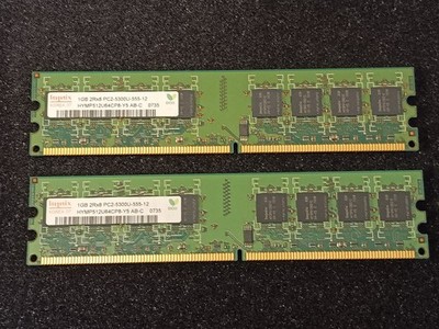 2x 1GB (2GB) DDR2 533MHz PC4200 Hynix MYP512U64CP8