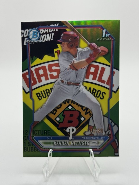 2026 Bowman Chrome Prospects Kehden Hettiger #BCP-101 Packfractor /89 Phillies