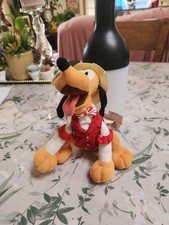 NWT Disney Quartet Pluto Plush Barbershop Mouseketoys Sitting 8"