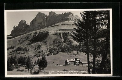 Postcard Carezza, Hotel Passo verso il Catinaccio