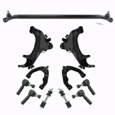 Front Control Arm Ball Joint Sway Bar Tie Rod Steering Suspension Kit Set 11pc