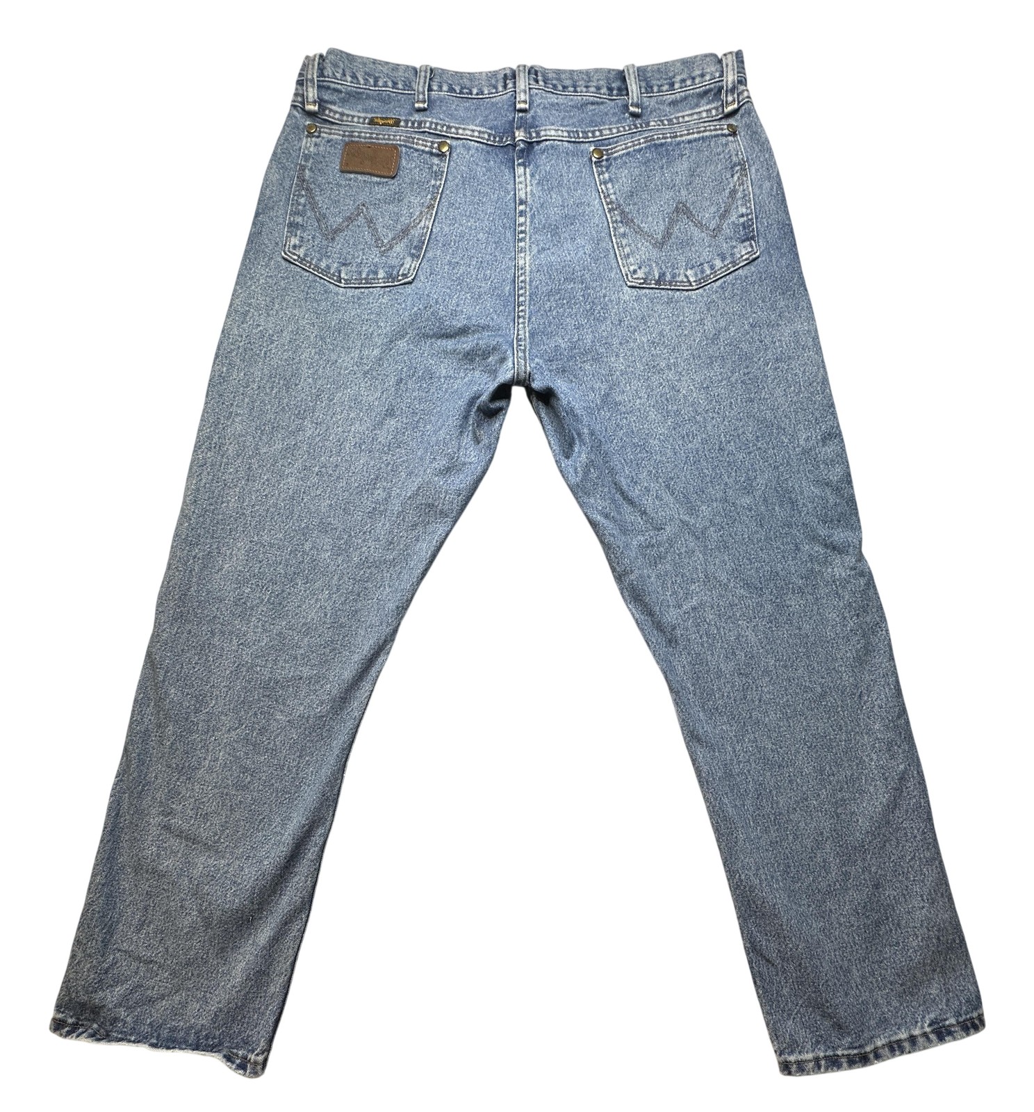 S 38x30 Blue Regular Fit Cowboy Cut Straight Leg Denim