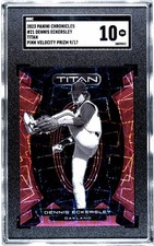 2023 Chronicles Dennis Eckersley Titan SGC 10 Gem Mint Pink Velocity Prizm /17