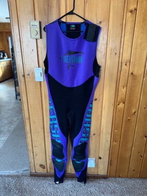 GENUINE! Vintage TIGERSHARK WATERCRAFT WETSUIT (ADULT XXL XX-LARGE)  PWC (MINT!)