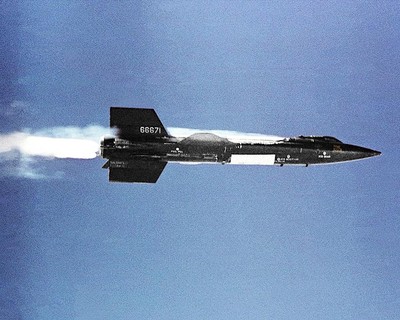 X-15 #2 ROCKET PLANE AFTER LAUNCH NASA PHOTOGRAPH PHOTO PRINT