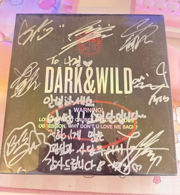 BTS Dark & Wild Danger Promo Album Autographed 100% authentic