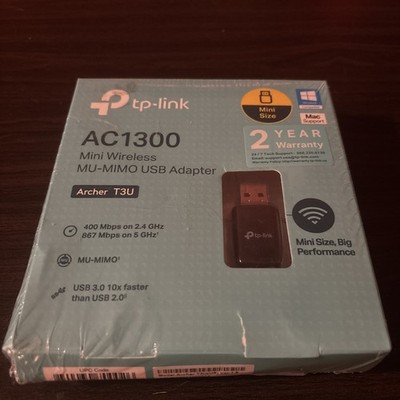 New TP-Link AC1300 Archer T3U Mini Wireless MU-MIMO USB 3.0 WiFi Adapter Dongle