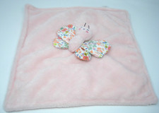 Carter's Just One You Infant Pink Floral Butterfly Plush Security Blanket NEW