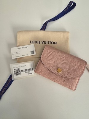Louis Vuitton Rosalie Empreinte Rose Poodle Pink