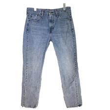 Levis 510 Jeans Mens 30x29 32x30 Light Wash Blue Skinny Mid Rise Stretch Denim