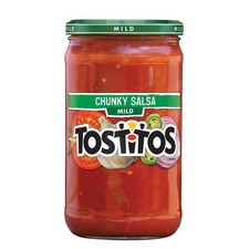 Tostitos Chunky Mild Salsa Dip Thick Texture ...