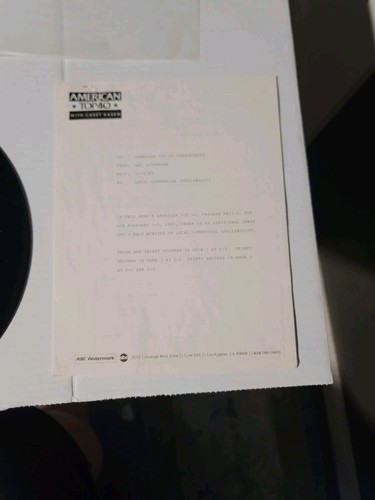 American Top 40 with Casey Kasem WITH LIST • 4 LPs • February 2, 1985 • 851-5 - Picture 12 of 24
