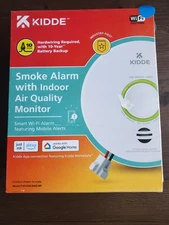 Kidde Smoke Alarm and Air Quality Monitor 10 year battery