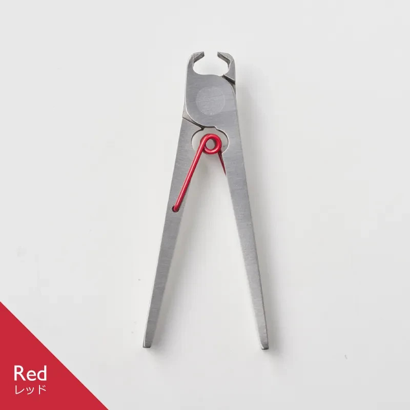 SUWADA Nail Nipper Petite Red Spring w/ Leather Case Made in Japan
