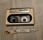 For Parts sold as found Vintage Sony WM-10 Walkman Stereo Cassette Player F/ship