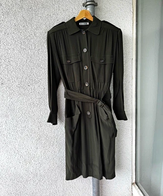 Archival Vintage Jil Sander Safari Trench Dress | Made in West Germany size 38 - Bild 1 von 4