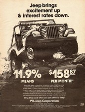 1983 Vintage ad for Jeep~Jeep Corporation~