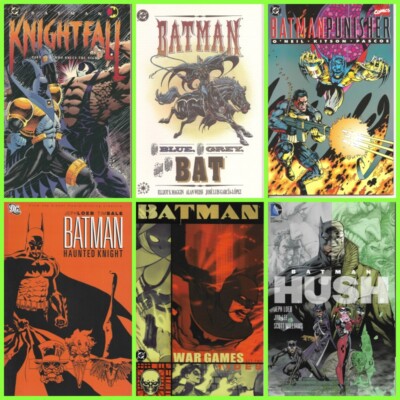 °BATMAN TPB Auswahl VERSCHIDENE TITEL HUSH-HAUNTED KNIGHT-KNIGHTFALL u.v.m.°