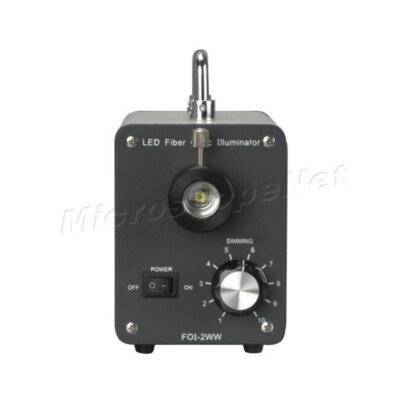 20W LED Cold Fiber Optic Illuminator Housing for Microscope