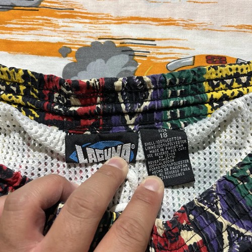Vintage All Over Print AOP Laguna Board Swim Trunks Shorts / SIZE 18 Youth XL - Picture 3 of 7