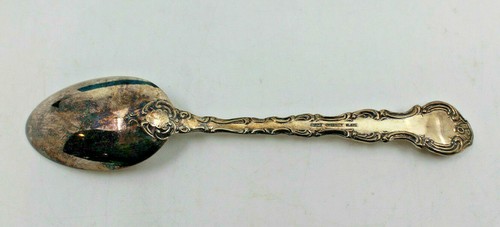 Birks Canada Pompadour Regency Plate TeaSpoon Set of 2 50 Gram Tarnished AS-IS - Picture 5 of 12