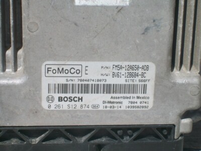 2013-2018 Ford Focus ECM Engine Control Module 0 261 s12 874
