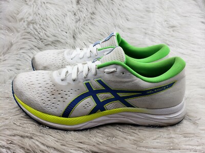 ASICS GEL-EXCITE 7 イエロー グリーン ASICS GEL-EXCITE-7 White Green Yellow Running Shoes Size 15 / 50.5