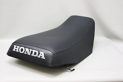HONDA TRX350 FOURTRAX Seat Cover 1986 1987 BLACK Staple On Skin