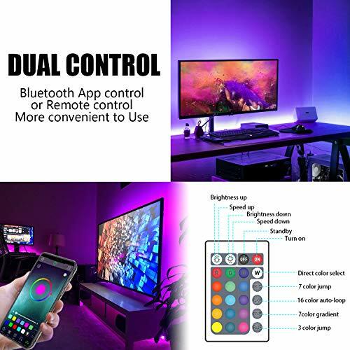 NEW! LED Strip Lights for 56''-75'' TV & Remote App Control TV Backlight Color - Picture 4 of 7