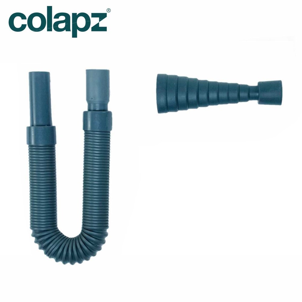 Colapz Motorhome Waste Outlet Adaptor And Single 1m Colapz Flexi Waste Pipe