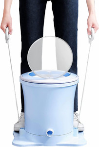 Portatif Mini Séchoir à spin - Solution de blanchisserie compacte non électrique (verte)