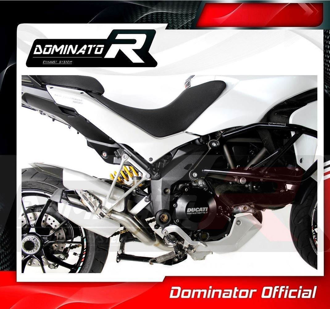 Collettore Sportivo DOMINATOR Per MTS 1200 MULTISTRADA 2015-2017 - Acciaio Inox, Garanzia 5 Anni - Foto 3