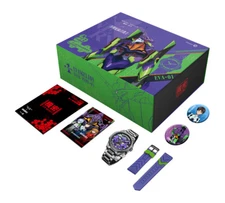 Welly Merck x Neon Genesis Evangelion Limited Edition Wristwatch Gifts for Boys
