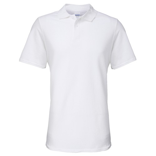 Mens Pique Polo Shirt Short Sleeve Collar Top Gildan Softstyle Cotton Work Wear - Picture 13 of 24