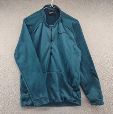 Nike Dri Fit 1/4 Zip Pullover Shirt Jacket Sweatshirt Size Medium Workout