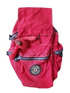 Cute Red Kipling Mini Backpack Draw String Nylon John ...