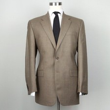 Lauren Ralph Lauren Blazer 42L Men s Sport Coat Silk Wool Beige Classic Fit
