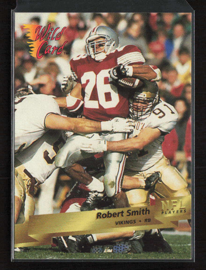 1993 Wild Card #194 Robert Smith Minnesota Vikings Rookie