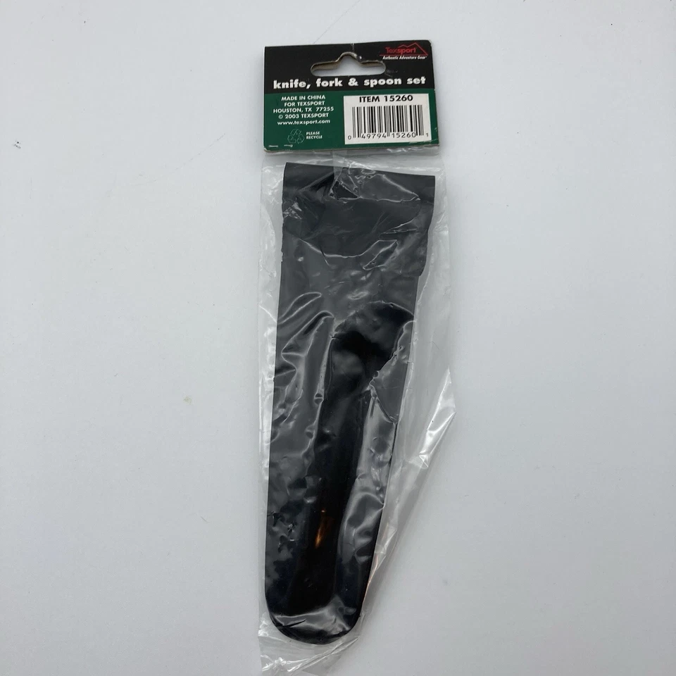 Juego de cubiertos y tenedores de cuchillos portátiles Tex Sport Camper de acero inoxidable Foto 2 de 4