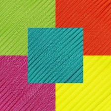 West Coast Paracord Vibrant Solid Neon 550 Paracord - Variety of Sizes