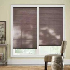 HDC 36 " W x 72" L Chocolate Cordless Horizontal Cellular Light Filtering Shade