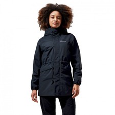 Rrp £200 Berghaus Womens Swirlhow Waterproof Rain Jacket Coat Size 10/12 Walking